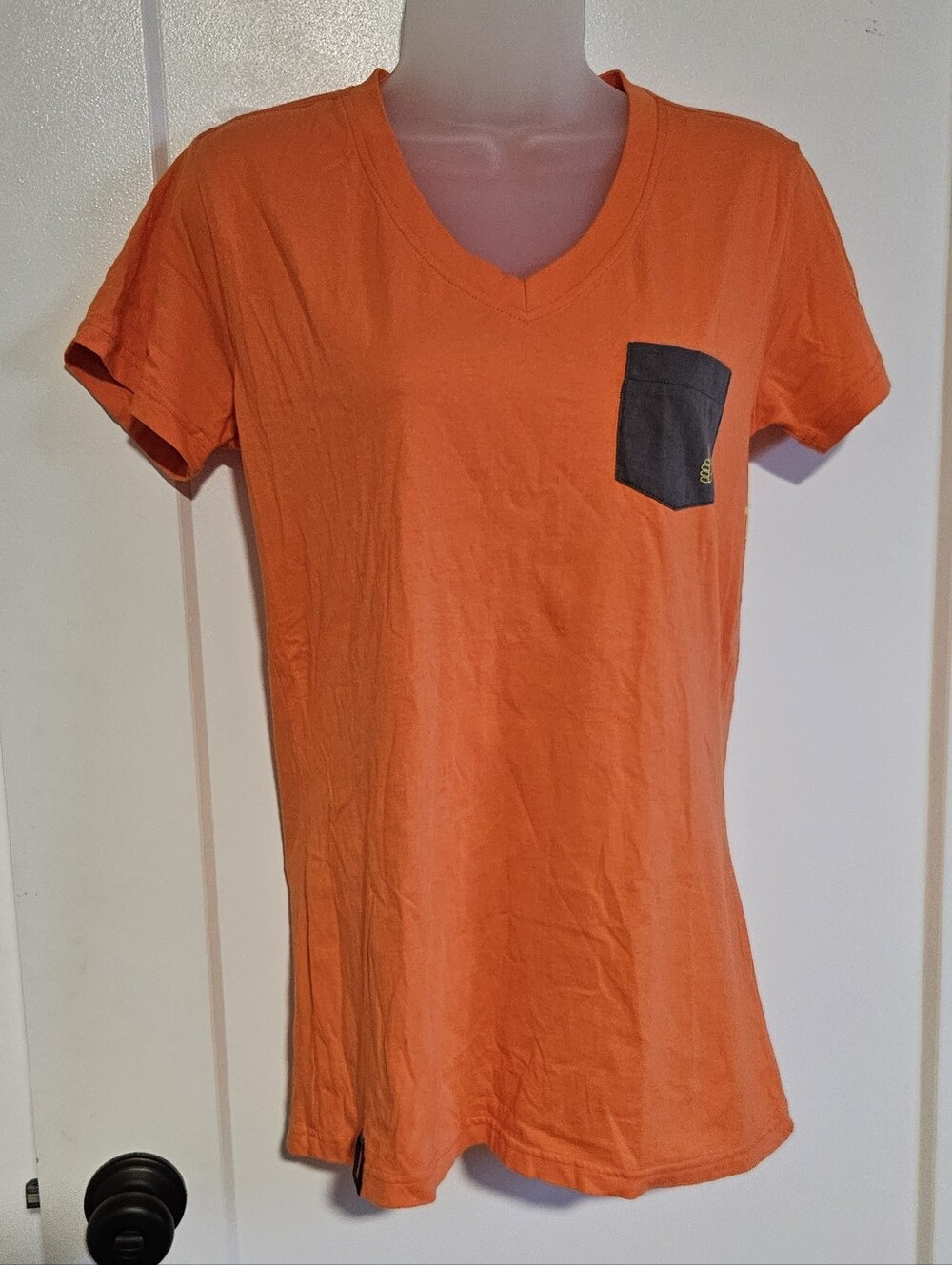 Trew Gear Outdoor V-neck Pocket Tee Orange S
